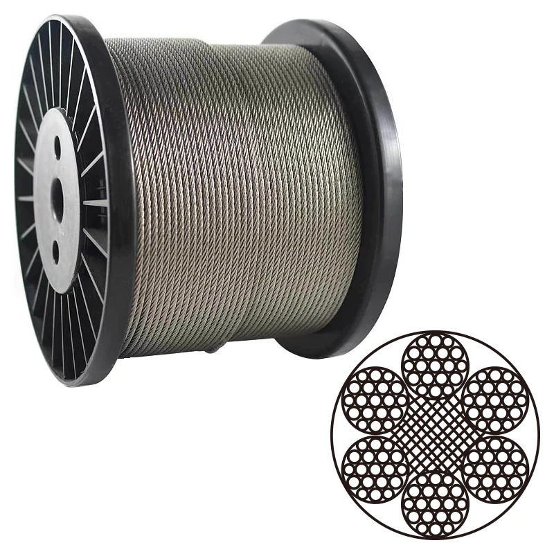 6x19W FC Steel Wire Rope