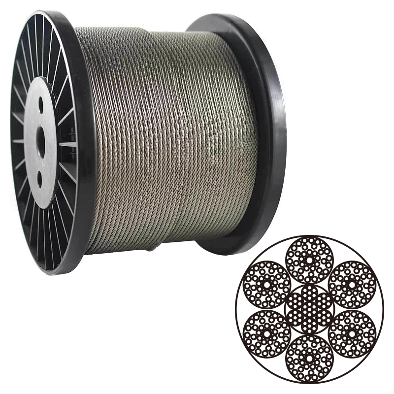 6×55SWS IWR Steel Wire Rope