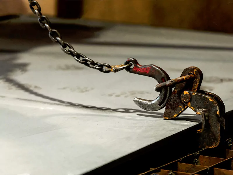 Steel plate lifting chain