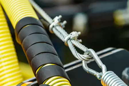 Steel wire rope for agricultural machinery