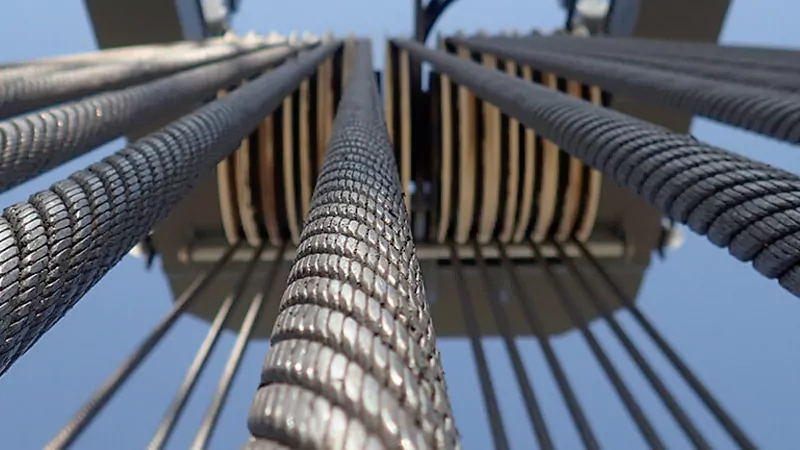 Steel wire rope of Port crane