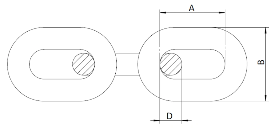 austrilian short link chain