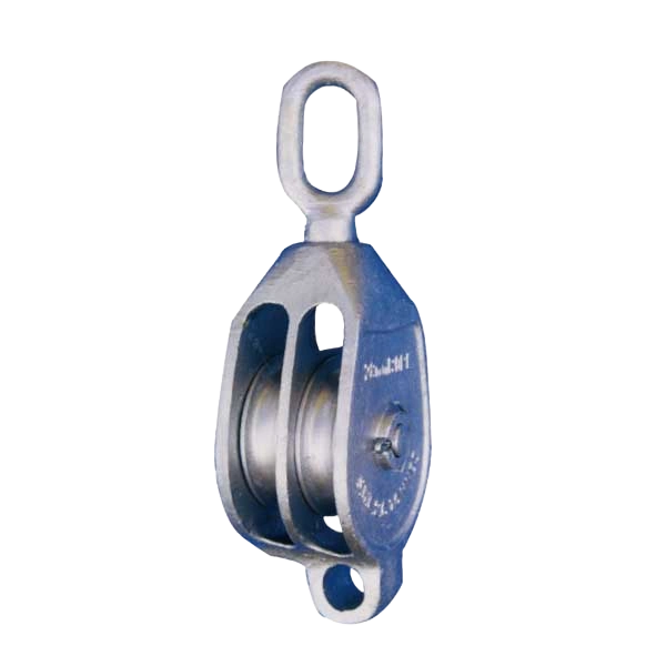 double sheave pulley block