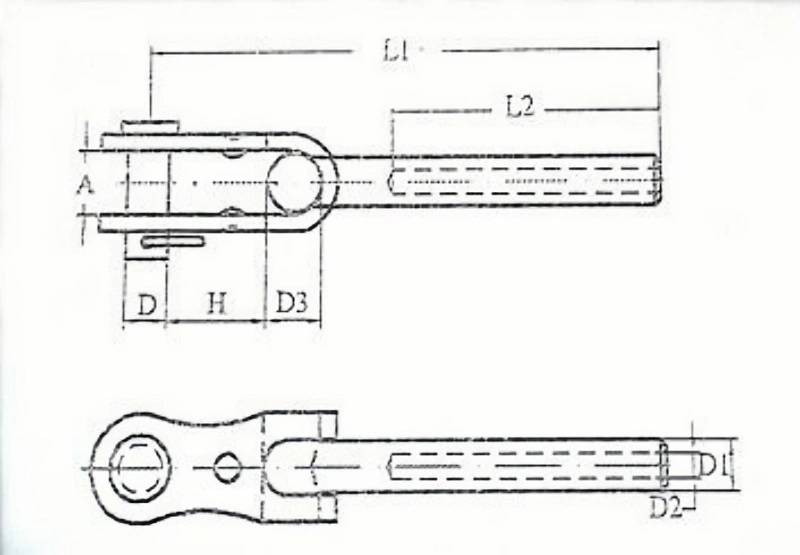 european type stainless steel swage toggle terminal​