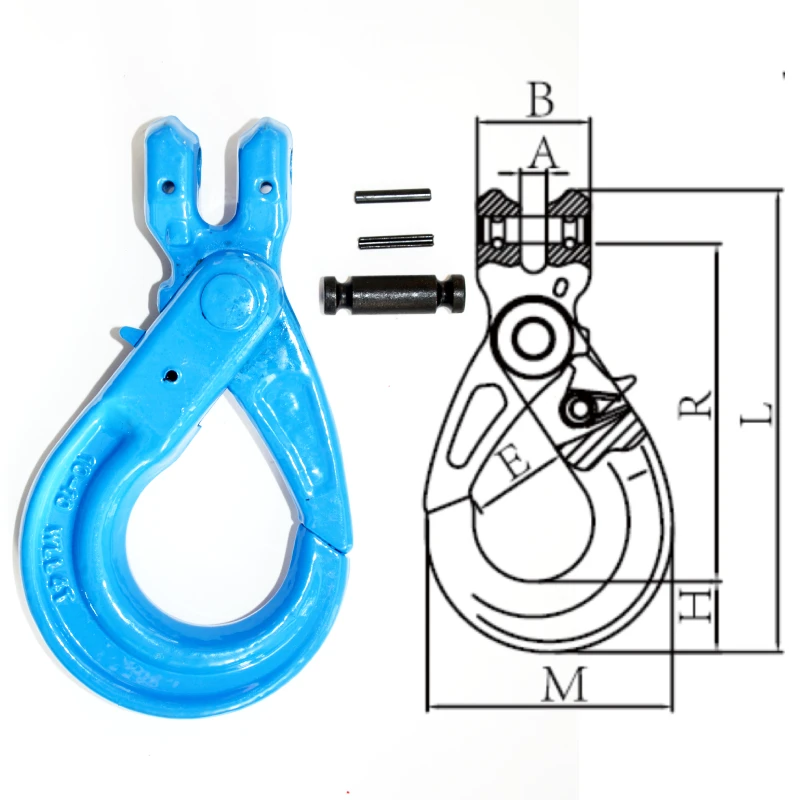 g100 clevis selflocking hook