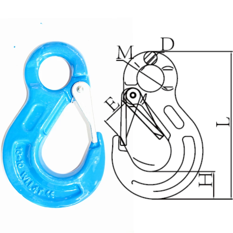 g100 eye sling hook with latch