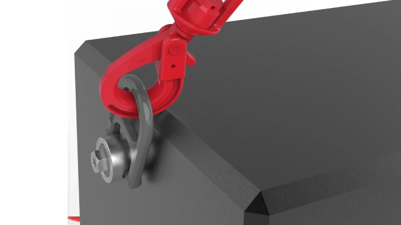g80 eye type self locking safety hook for shipping & logistics
