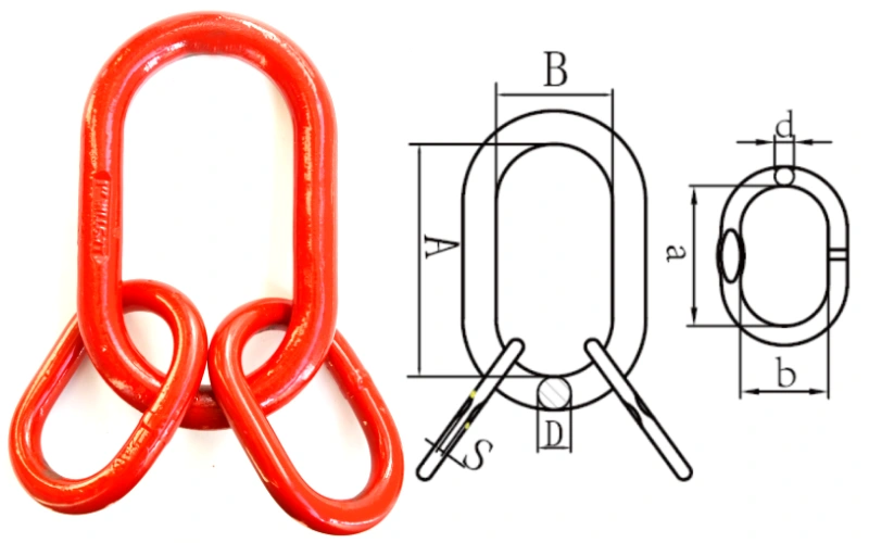 g80 u.s. type a 347 welded master link assembly manufacture