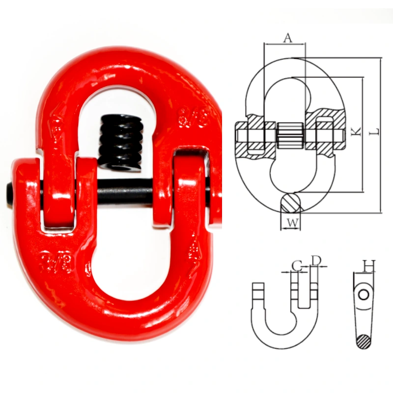 g80 u.s. type connecting link