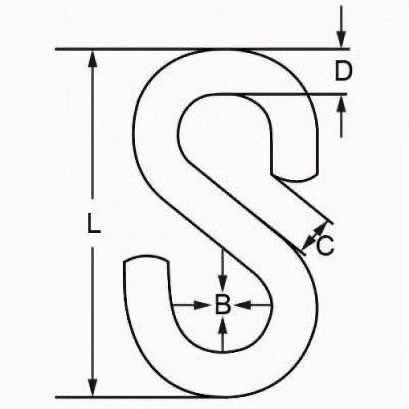 stainless steel s hook