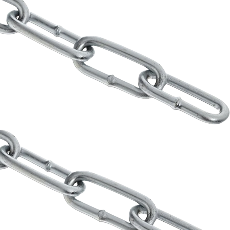 straight link coil chain