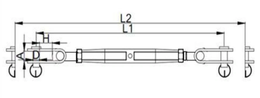 toggle jaw turnbuckle