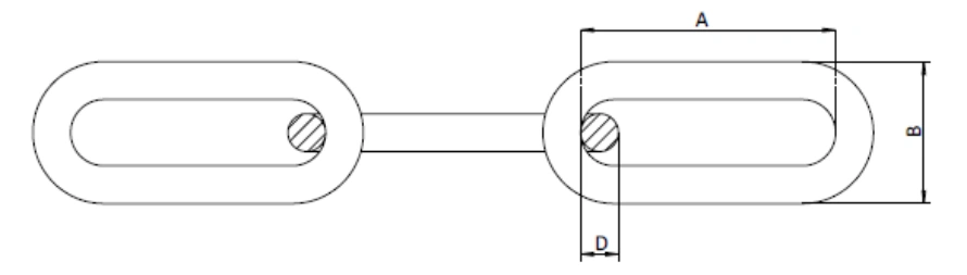 uk type long link chain