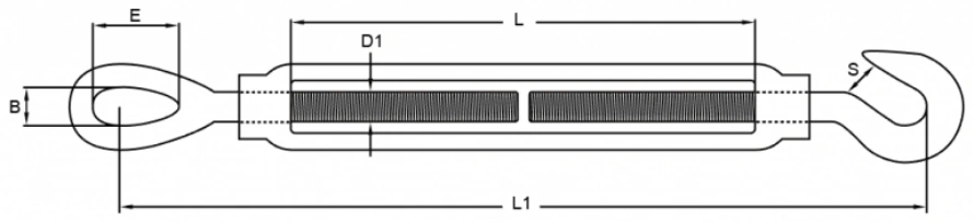 us type hook and eye turnbuckle