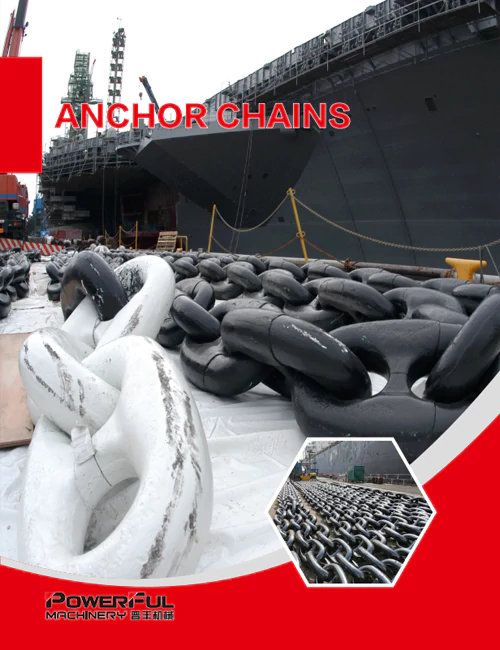 Anchor chains catalog of powerful machinery