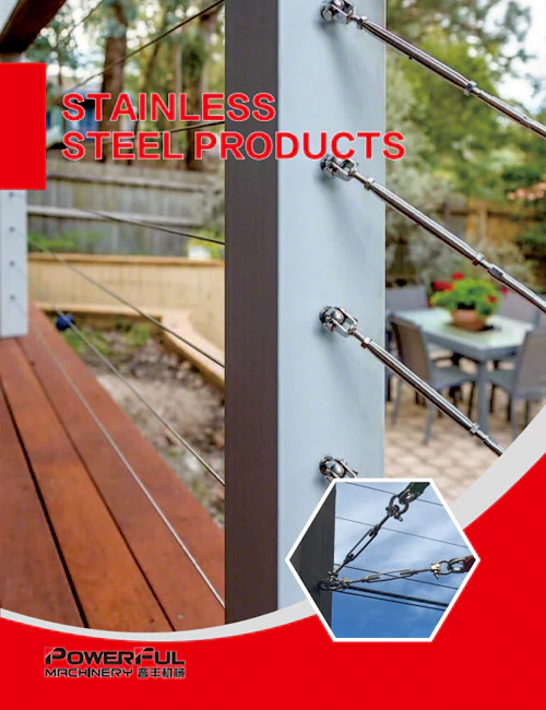 Stainless Steel Rigging catalog of powerful machinery