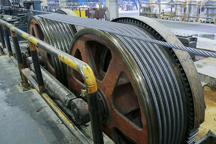 Wire rope production workshop