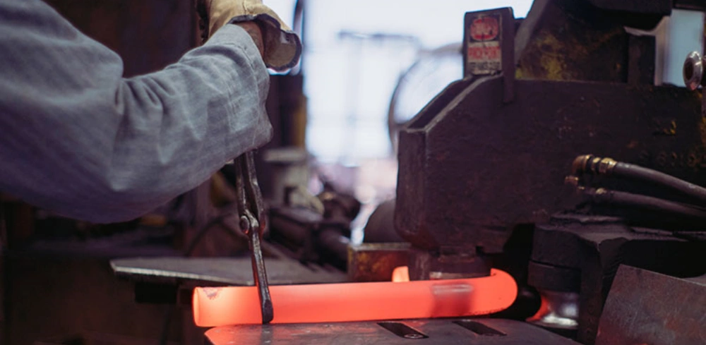 anchor chain manufacturing process heating and forging