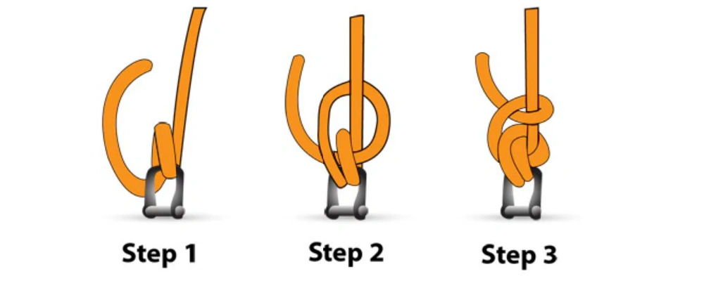 anchor knot steps