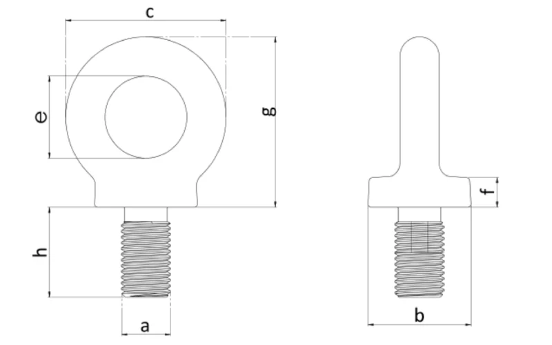bs4278 collared eyebolts manufacture
