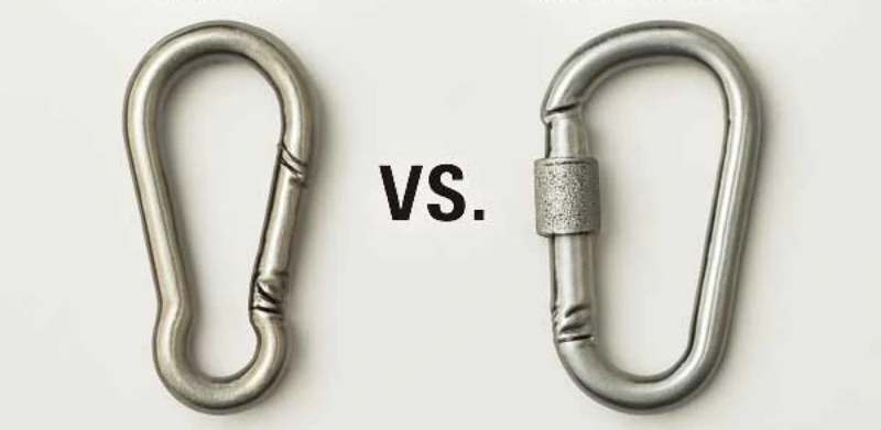 carabiner hooks vs snap hooks