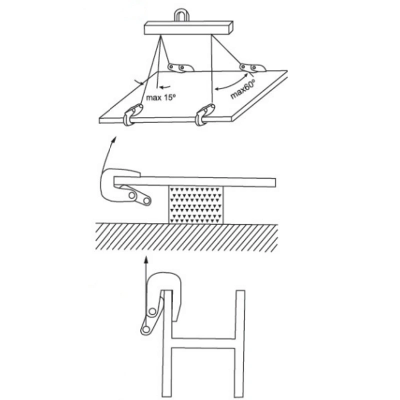clamp plate horizontal