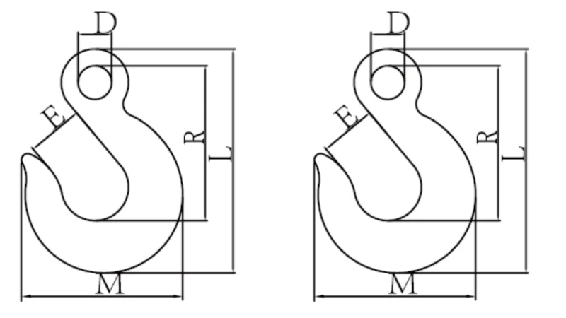 eye slip hook h324 a324 factory