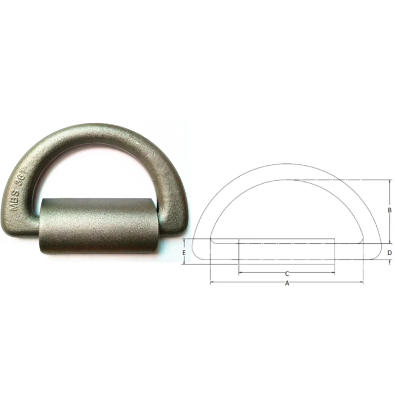 forged d ring with strap