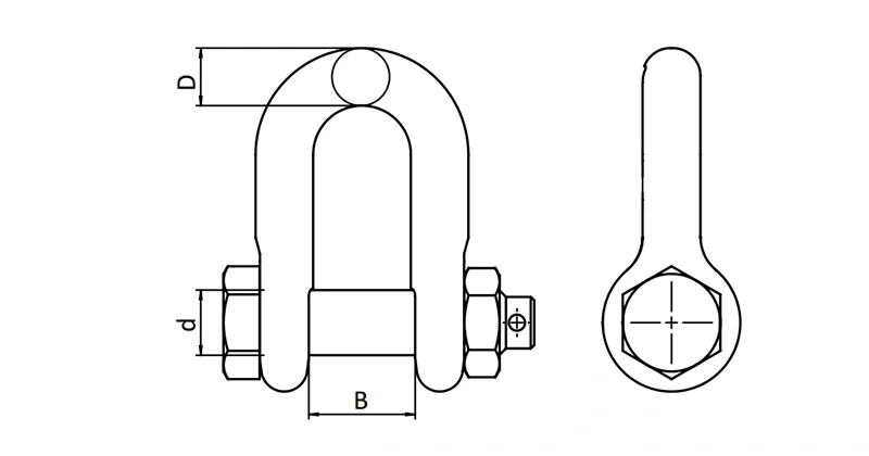 grade s dee shackles as2741 standard factory