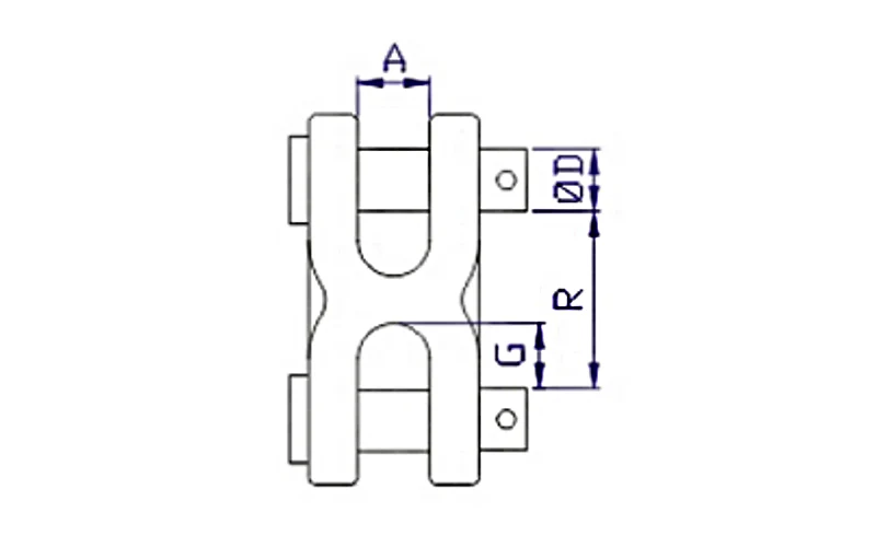 h type twin clevis link factory