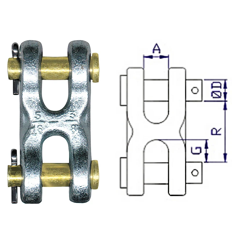 h type twin clevis link