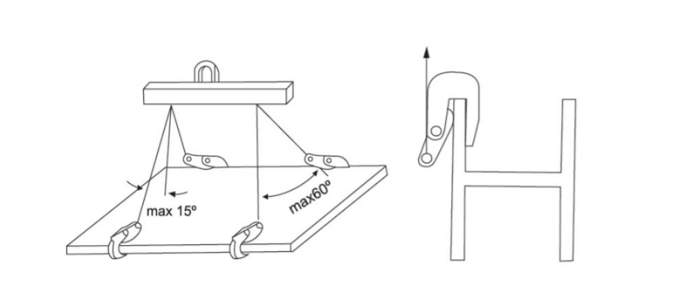 horizontal plate clamp​ drawing