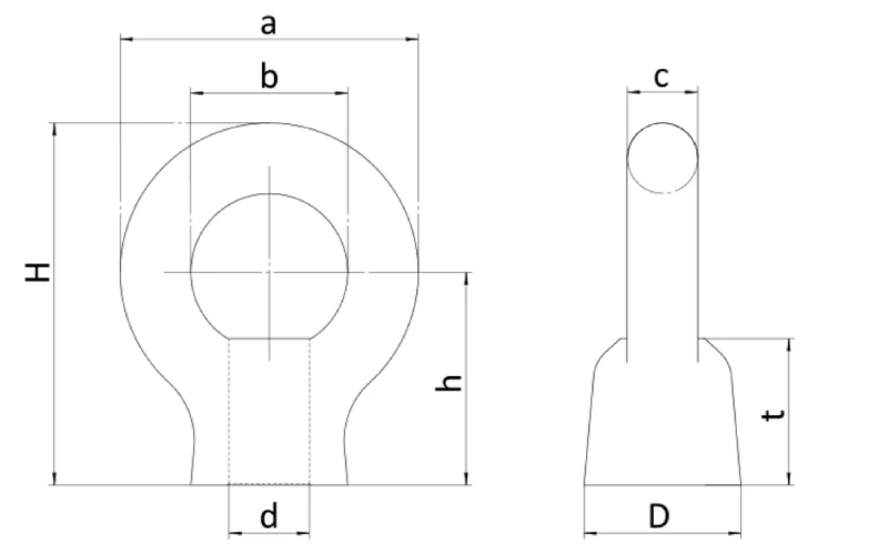 jis b 1169 type eye nut factory