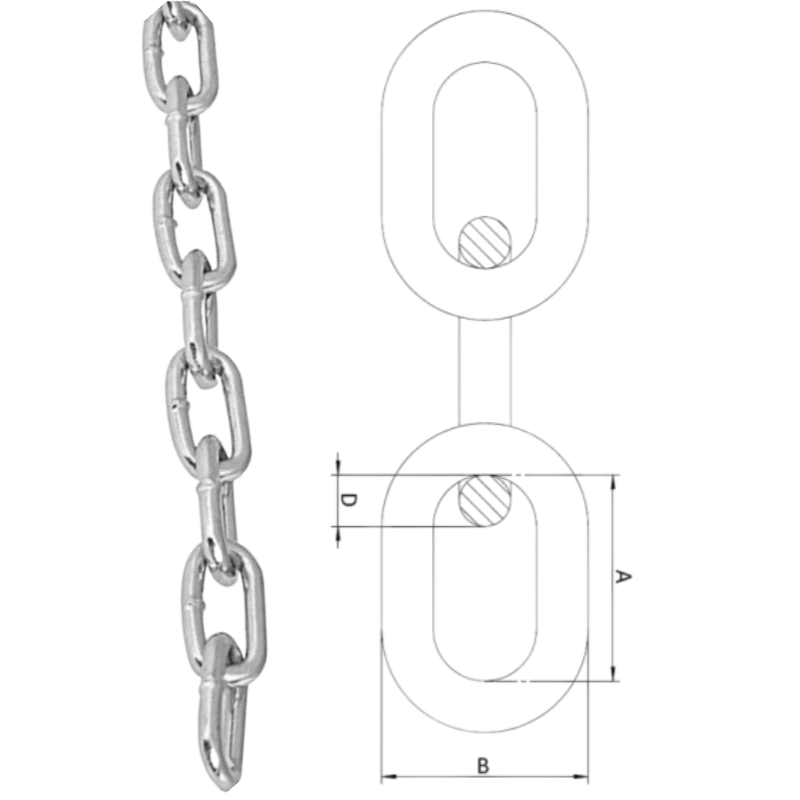 korean standard link chain