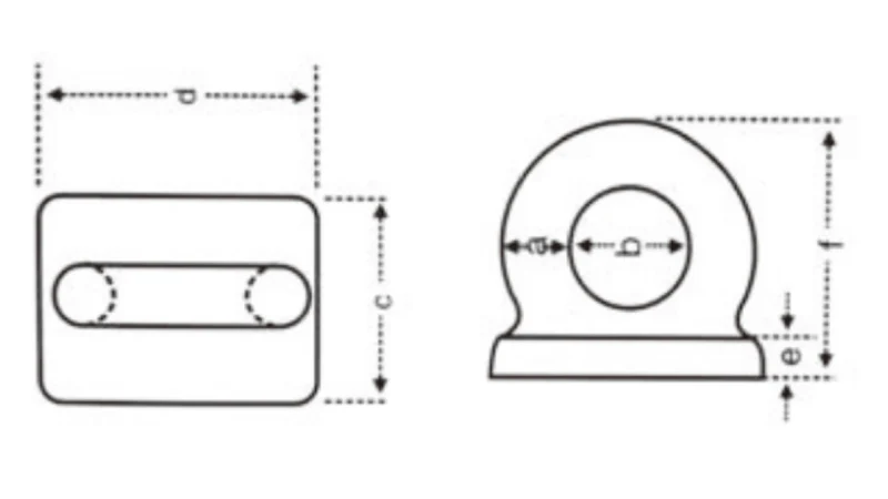 rectangular base eye plates factory