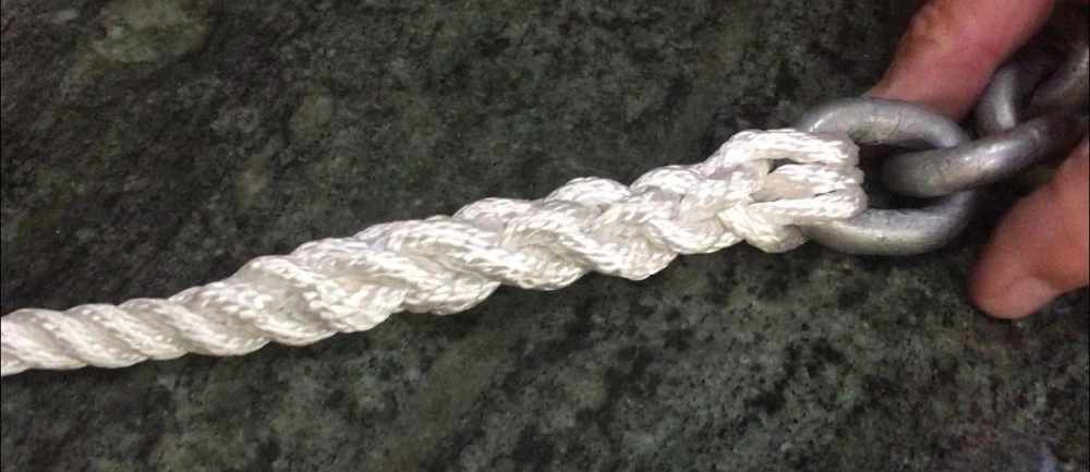 rope to chain splice