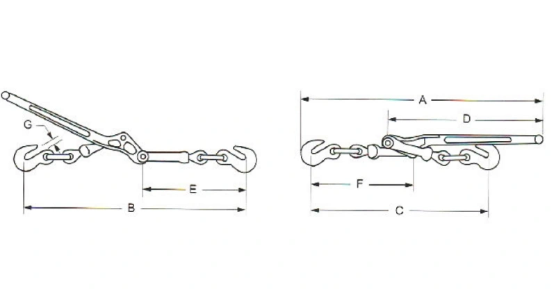 standard l 150 lever type load binders factory