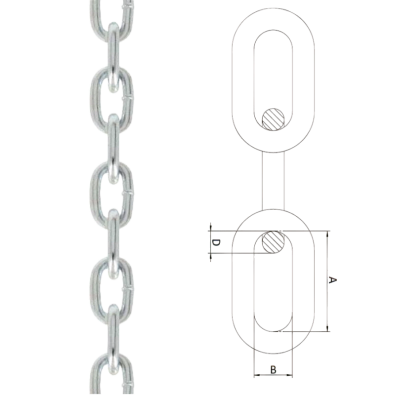straight link machine chains