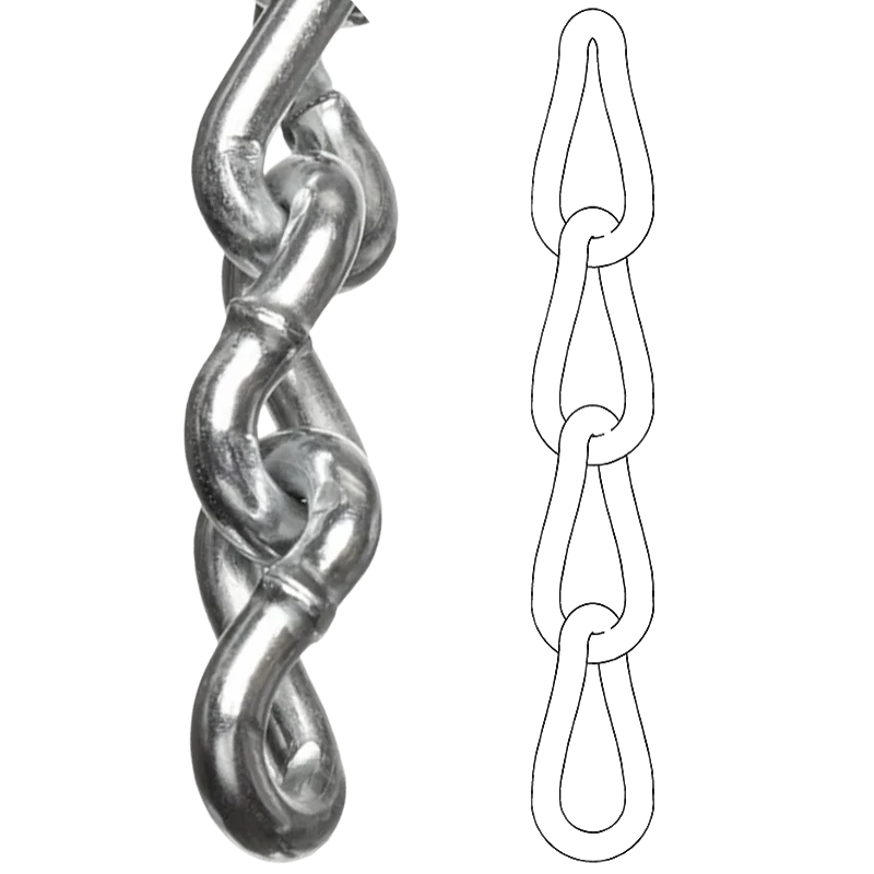 twist link coil chain