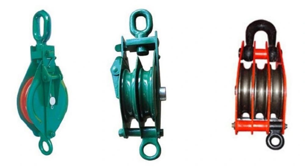 types of pulley blocks