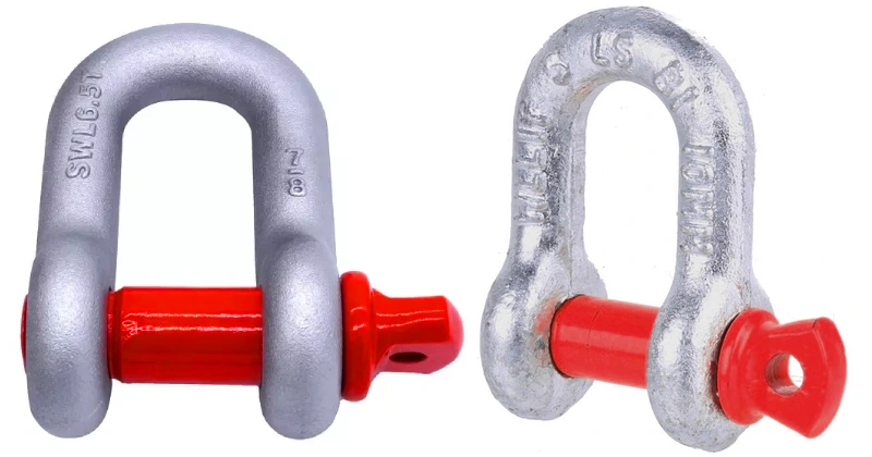 u.s. type drop forged g 210 screw pin dee shackle manufacture