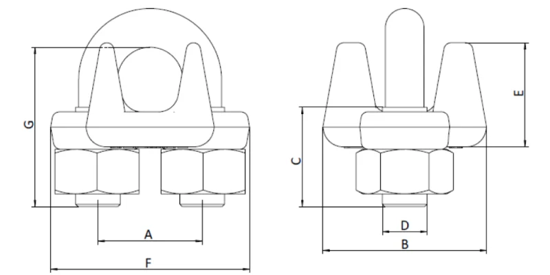 wire rope clip type a factory