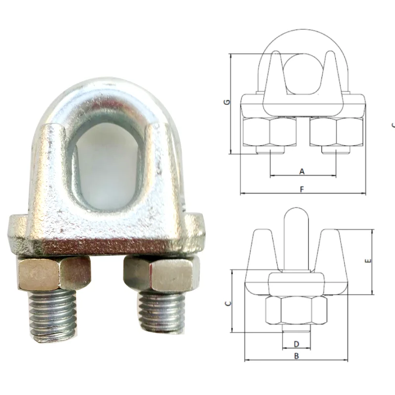 wire rope clip type a