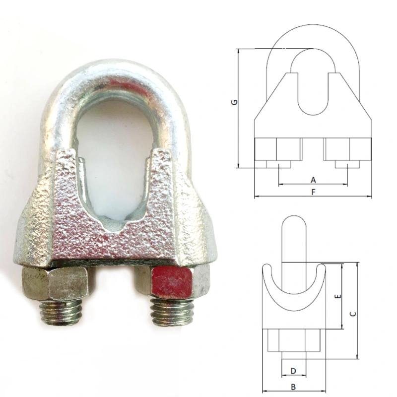 wire rope clip type u.s