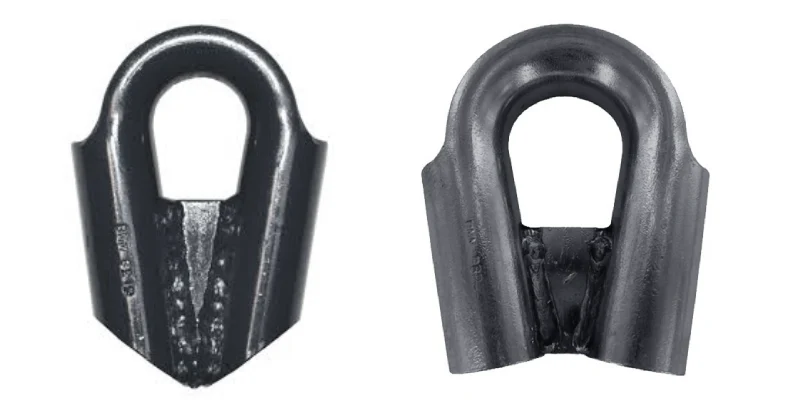 with or without gusset wire rope tubular thimble manufacture