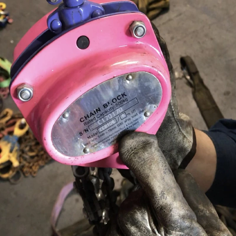 chain block inspection checklist