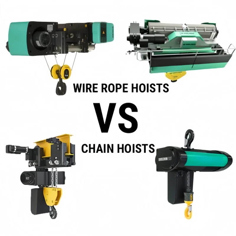 chain hoist vs wire rope hoist
