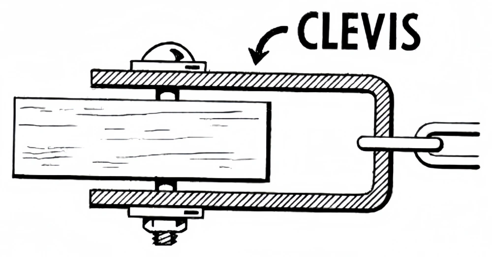 clevis fasteners structure