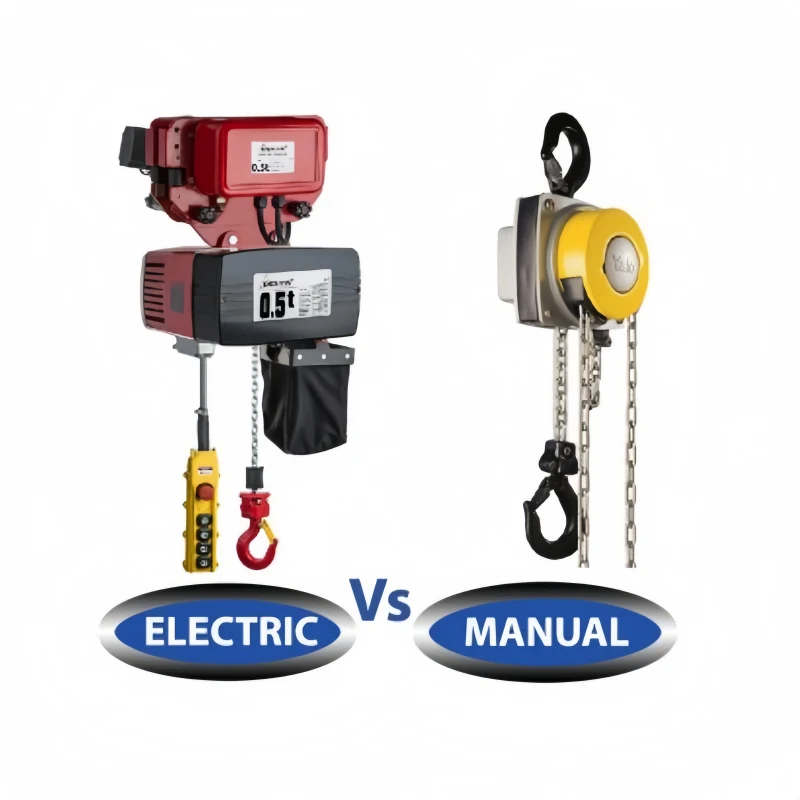 electric hoist vs manual hoist
