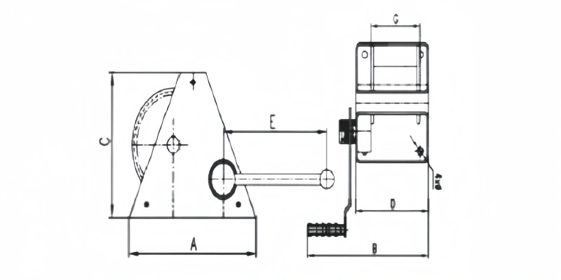 hand winch drawing